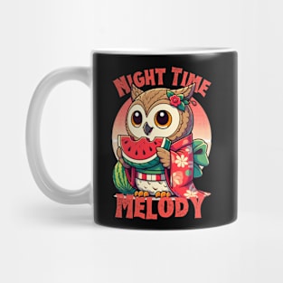 Watermelon owl Mug